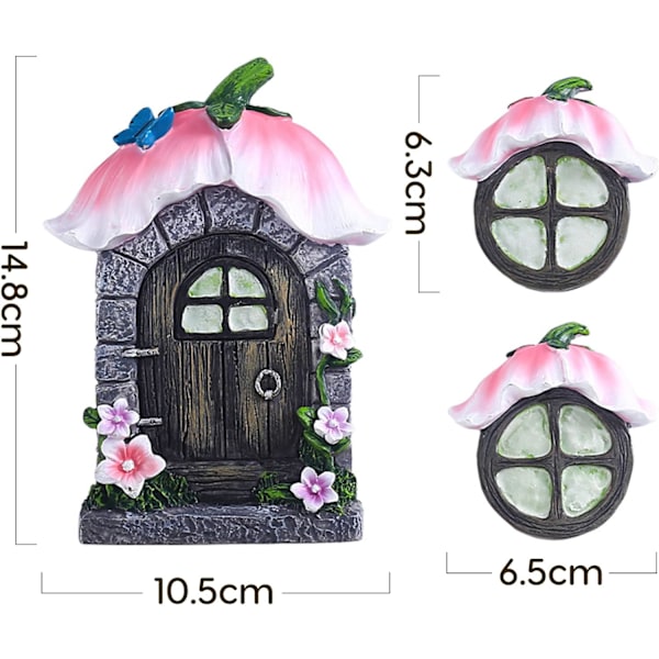 (Blomst) Feer Have Dør Miniature Dør til Træer Hjem Acce