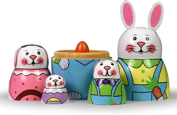Kanin Stabledukker til Børn til Børn Julegaver Matryoshka til
