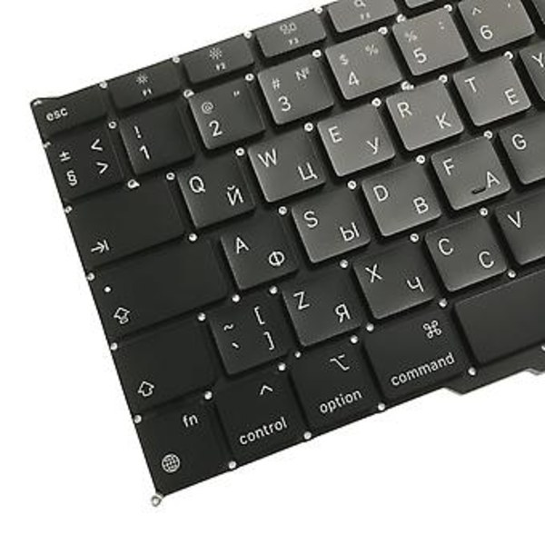 Ryska tangentbordet för Macbook Air Retina 13.3 M1 A2337 2020