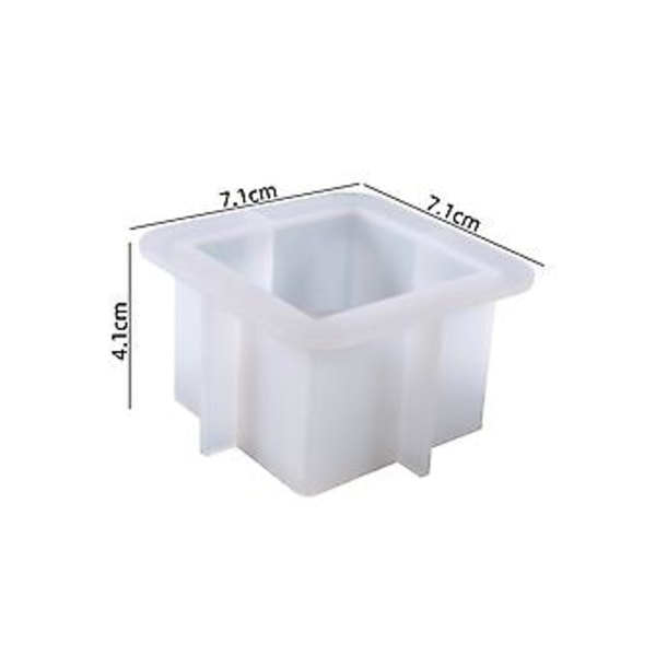 Tealyslys Silikoneholder Form Lysestage Epoxy Støbe Resin Form Håndværk (S)