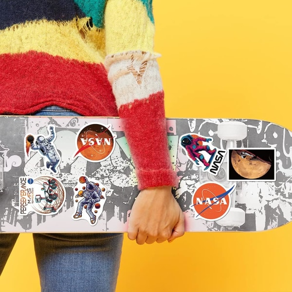 Mars-klistermärken med 50-arks vinyldekaler för bärbara datorer