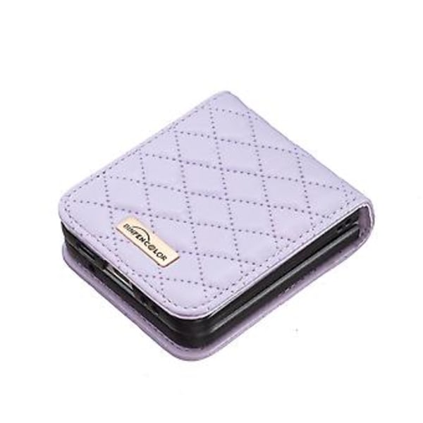 PU-fodral för Samsung Galaxy Z Flip4 (Lila)