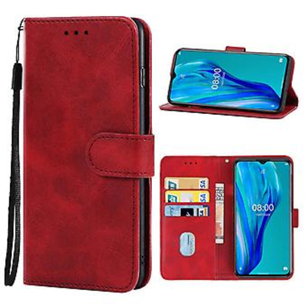 Läderfodral för Ulefone Note 12 (Röd)