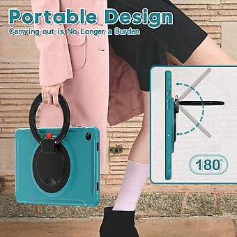 TPU + PC Skyddande Tabletfodral För Samsung Galaxy Tab A9+ (Blå)