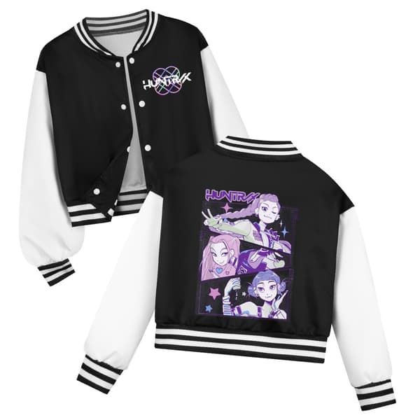 K-Pop Devil Hunter Barne Baseballjakke Sett, Fritidsklær 160cm