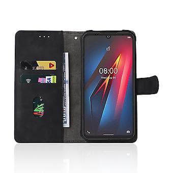 Läderfodral för telefon till Ulefone Armor 8 (Svart)