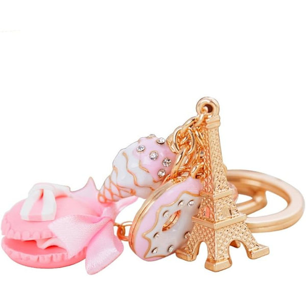 Rhinestone håndtaske charme rygsæk nøglering pung kvast nøglering*