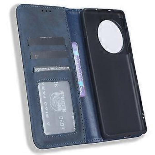 Retro PU-läderfodral för OnePlus Ace 2 Pro 5G, stötsäkert plånboksfodral med stativ (Stil C)