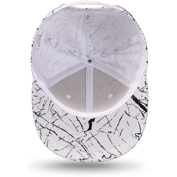 Klassinen Snapback-lippis Hip Hop -litteä lippa - Unisex Aikuinen