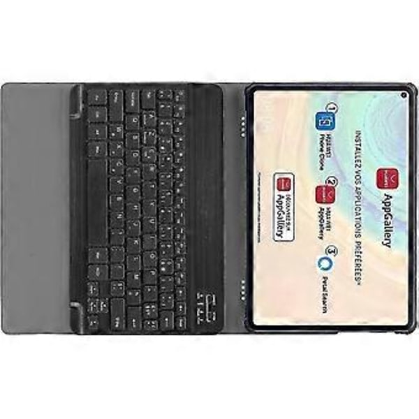 Tablet-fodral med inbyggt Bluetooth franskt AZERTY-tangentbord för Huawei Matepad 10.4 tum (2020)