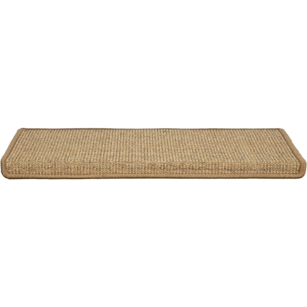 Sisal trappstegmattor inomhus 1 st eckig (kork, med läpp 65 x 24 cm)