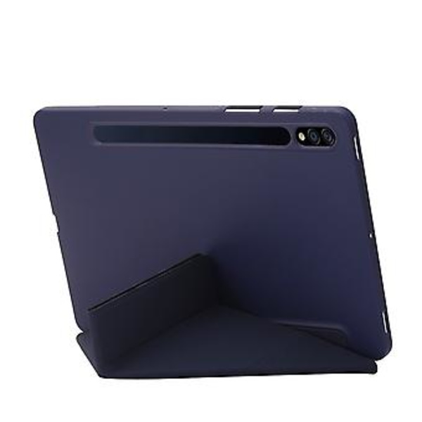 Læder Tablet Etui Til Samsung Galaxy Tab S9+ (Mørkeblå)