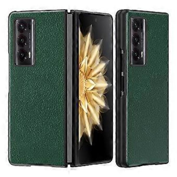 For Honor Magic V2 5G PU-nahkainen PC-puhelimen kuori Kumipinnoitettu iskunkestävä suojus