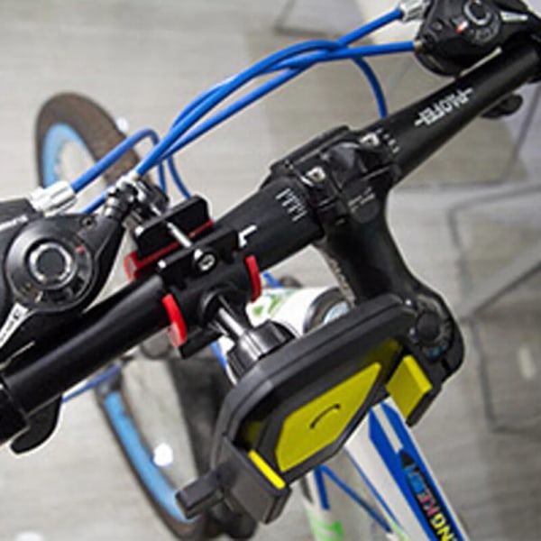 Blå cykel mobilhållare universell cykelhållare smartphone