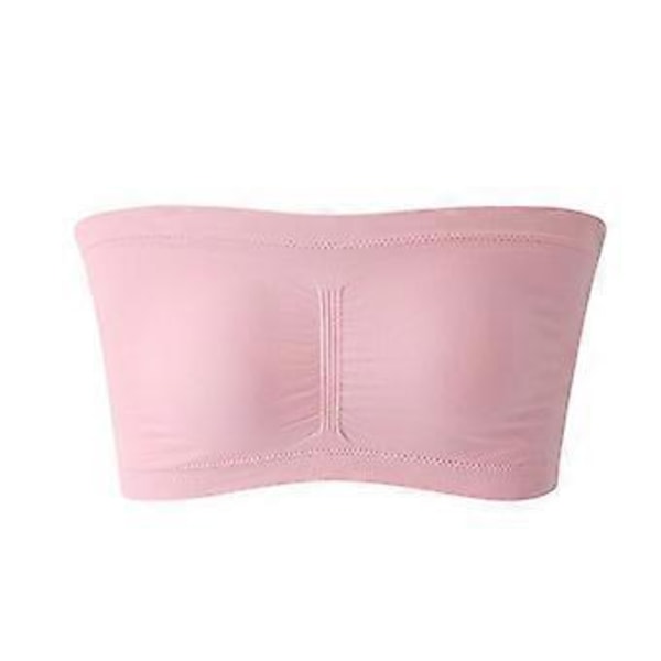 Lilyette Dame Pluss Størrelse Sømløs, Dame Bandeau S-6XL (6XL Babyrosa)