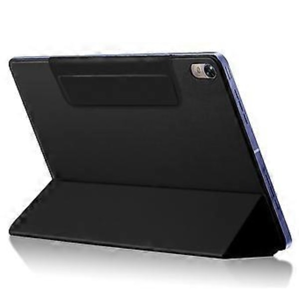 For Oppo Pad PU Lær Tri-fold Stativ Tablettveske Magnetisk Absorberende Beskyttende Deksel (Stil B)