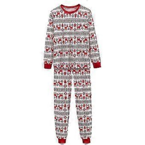 Julefamiliens Matchende Pyjamas Sovepiger Pjs Sæt Festlig Voksen Børn Natkjole (2XL Papa)