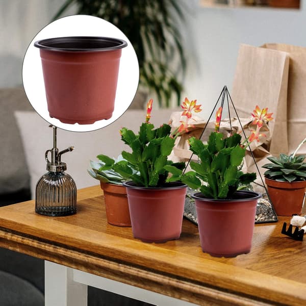 50-pack plastfröplantkrukor Blomkrukor Växtkrukor Plastflöde