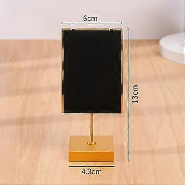 Halsbandshållare Smyckesställ Dekoration Kvinnor Kreativ Halsbandshängare Smyckesdisplay för Skyltfönster Butik Hem Sovrum Toalettbord (Svart 13cmx6cm)