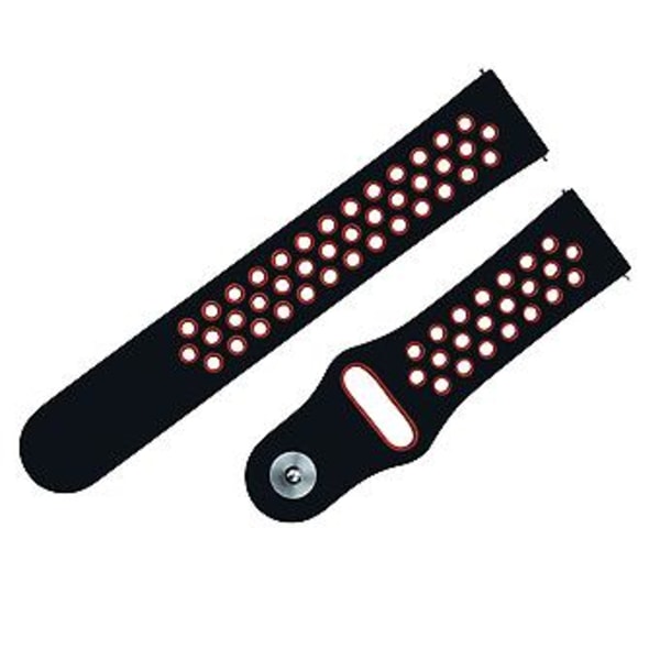 To-fargets silikon armbånd for Fitbit Versa 3