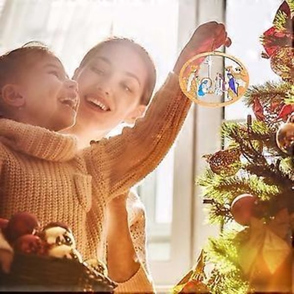 Pejs Lanterne Multifunktionel Julepejs Lampe LED Træstammer Ildeffekt Pejs Bordlampe til Indendørs eller Udendørs Brug