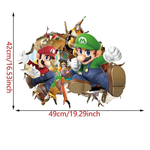 3D-väggstickers för barnrum, igelkottsmönster, självhäftande V