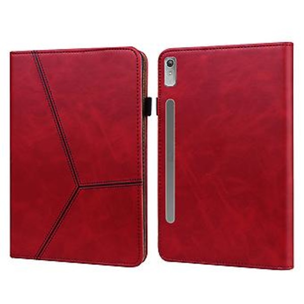 Læder Tablet Etui Til Lenovo Tab P11 Pro Gen 2 (Rød)