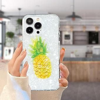 Til iPhone 15 Pro Imd Shell Mønster Tpu Telefon Cover (Ananas)
