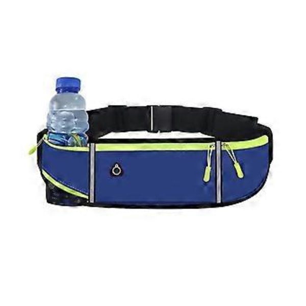 Bästa Erbjudandet-Midjeväska Bälte För Män Kvinnor Sport Löpning Portabel Mini Multi Ficka Hög Elasticitet Elastisk Vattentät Magväska (48cm Lila)