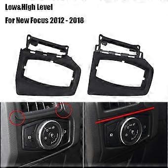 Kromlist för strålkastarswitch för Focus 2015-2018 Låg Nivå Konfiguration Trim Panel Cover
