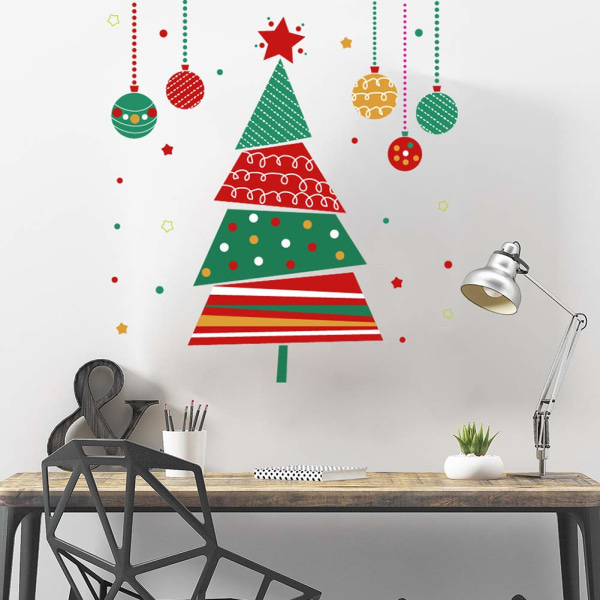 God Jul Fönsterdekaler, Fallande Snöflingor Gåvor Jul
