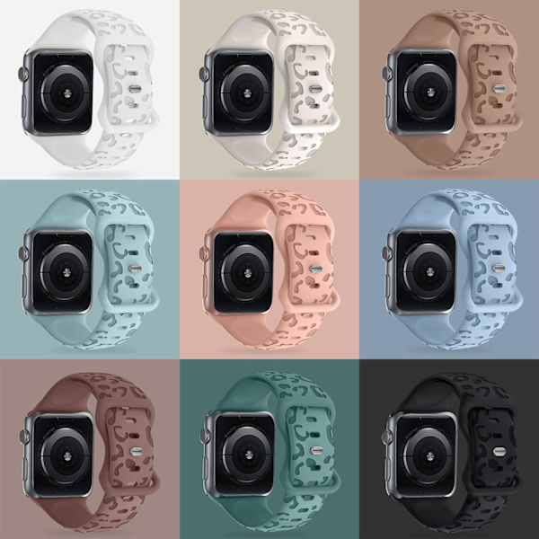 Rosa stropper kompatible med Apple Watch Series 42mm,44mm,45m