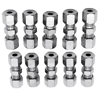 Bil Bremserør Connector Til Bremserør 4,75mm Uden Flanging Connector Biltilbehør