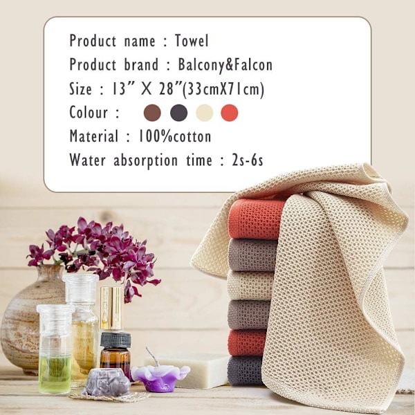 Vaffelvævet Køkkenhåndklæde - Dish Towel - Håndklæde til Opvask - Perfekt til Hjemmet