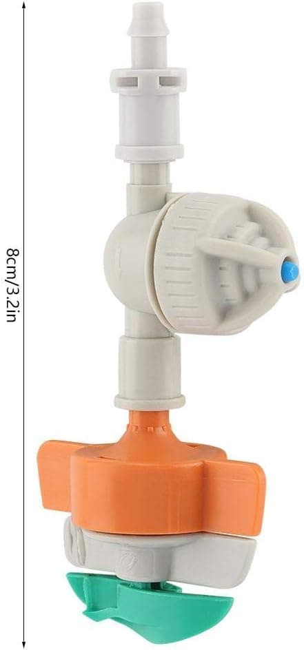 5 kpl pyörivä sprinkler anti-drip ripustussuihkulla