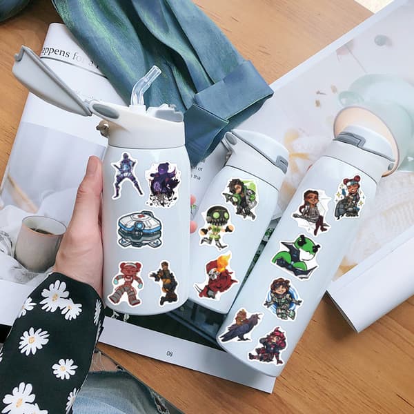 50 animerte klistremerker (stil 83)