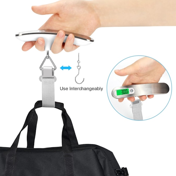 Bagagevåg med hög precision - Bärbar resväska-våg