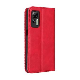 Nahkainen puhelimen kuori Ulefone Note 14:lle (Punainen)