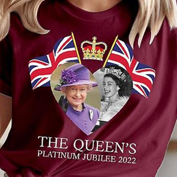 Queen Elizabeth Ii T-shirt Short Sleeve, Commemorating The Queen Of England, Remembrance T-shirt Queen Elizabeth Ii Clothing, Elizabeth Ii Memorial Co