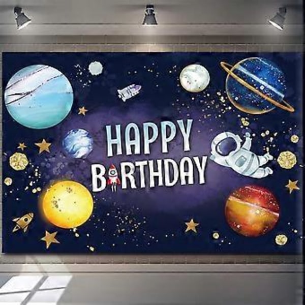 7x5ft Avaruus Tausta Poika Avaruusteemainen Tausta Banneri Galaksi Astronautti Syntymäpäiväjuhlat Koriste Poika Sininen Planeetta Raketit Tarvikkeet Valokuvaus