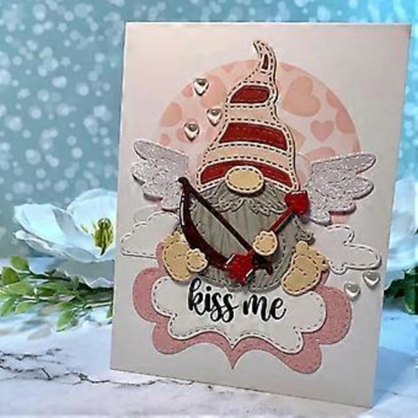 Jultomte Metall Die Cuts Prägling Mall Metall Schabloner Scrapbooking (5277A)
