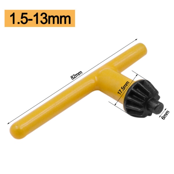 3-delt T-formet chucknøkkel for drillchucknøkler for 10mm/13mm 16m
