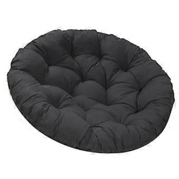 60x60cm Utomhussittdynor Uteplats Sittdyna för Rotting Hängande (svart)