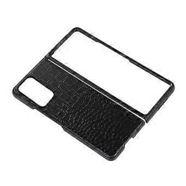 Til Oppo Find N Krokodille Tekstur Foldbar Telefonetui Ægte Kødkvægslæder Belagt PC+TPU Cover (Style A)