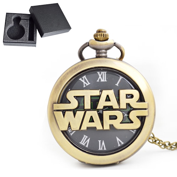 Vintage Star Wars lommeur, kvarts lommeur, romertal