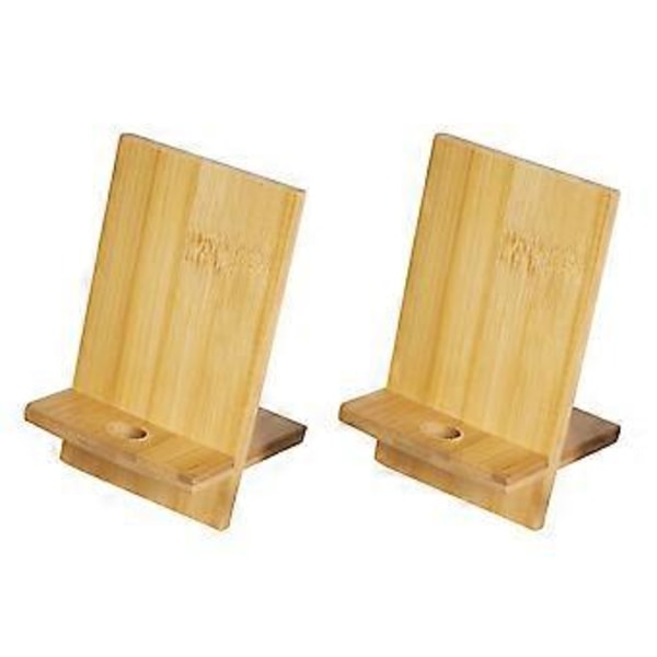 2 stk. Nettbrettstativ Skrivebord Desktop Smarttelefonstativ Universell Mobiltelefonholder Mobiltelefon Bordholder Feste Mobiltelefonholder