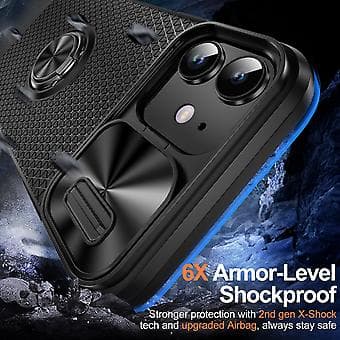 Camshield Puhelimen Kotelo iPhone 14 Plus:lle (Musta)