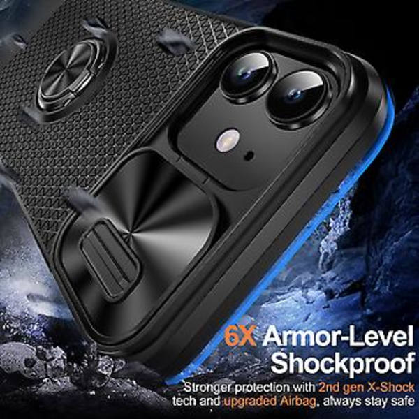 Camshield Telefonfodral För iPhone 14 Plus (Svart)