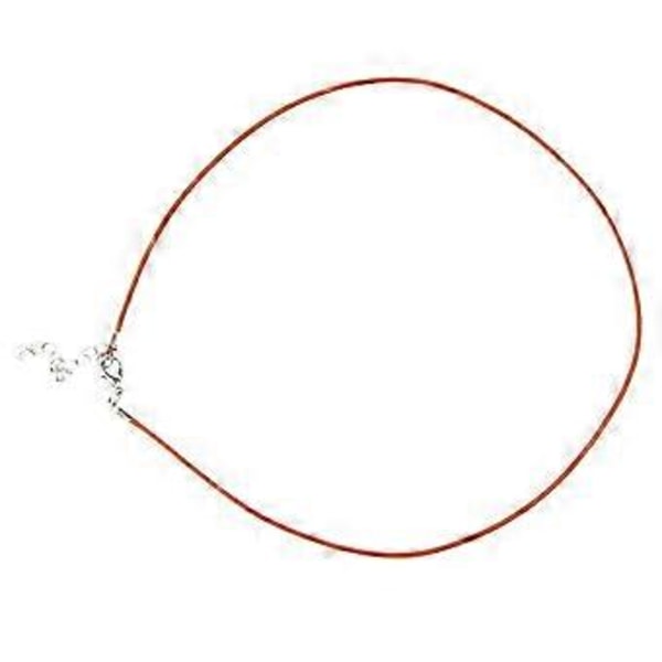 20 Stykker DIY Håndlavet Halskæde Snor Reb Smykkefremstillingsmaterialer (Orange)