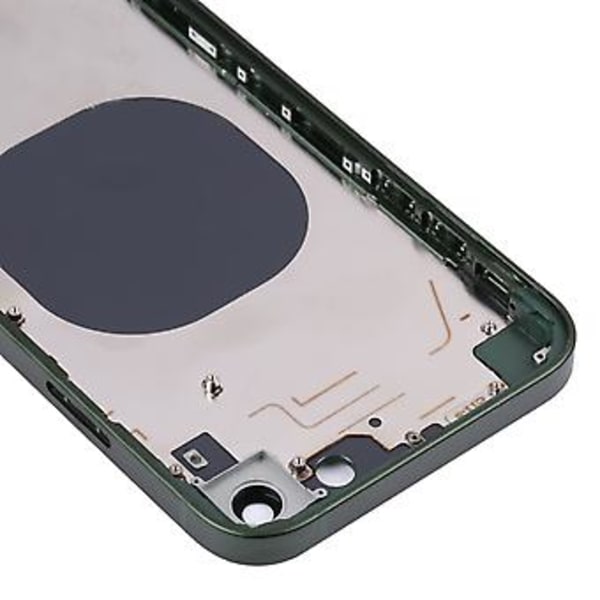 Bakpanel med utseende som efterliknar iP14 för iPhone XR (Grön)